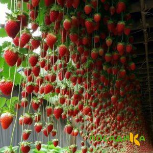 Клубника ампельная Анастасия купить по цене от 370р. в интернет-магазине «Посадика» с доставкой почтой в в Агрызе и по всей России – [изображение №1].