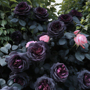 Роза Черная купить по цене от 450р. в интернет-магазине «Посадика» с доставкой почтой в в Агрызе и по всей России – [изображение №1].